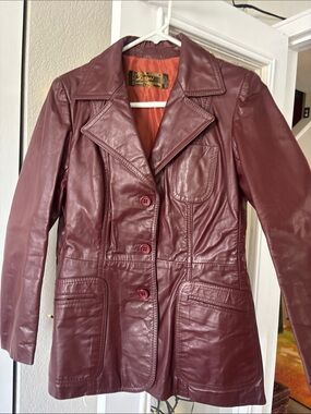 Vintage 70s Learsi leather jacket